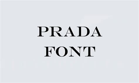 prada hemd schrift|Prada candy font download.